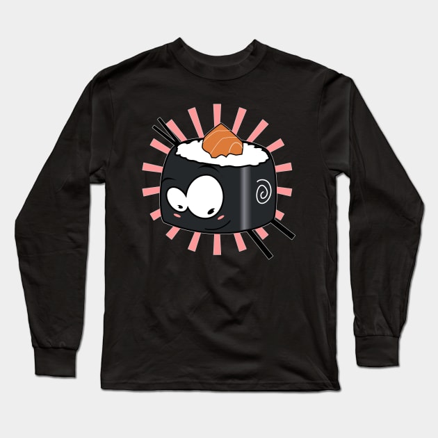 Sushi rolls Long Sleeve T-Shirt by Spikeani